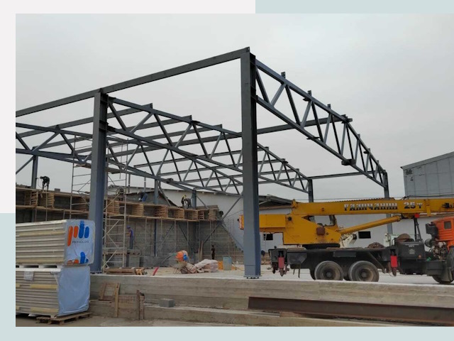 Строительство цехов в Иркутске