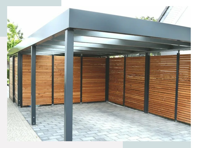 Навесы для парковки в Иркутске