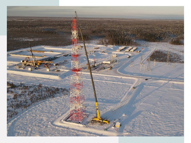 Мачты связи в Иркутске