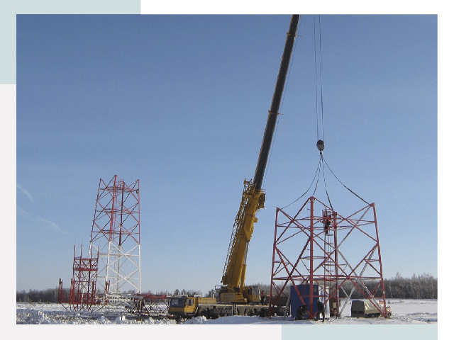 Монтаж вышек связи в Иркутске