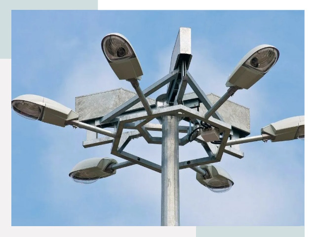 Монтаж осветительных мачт в Иркутске