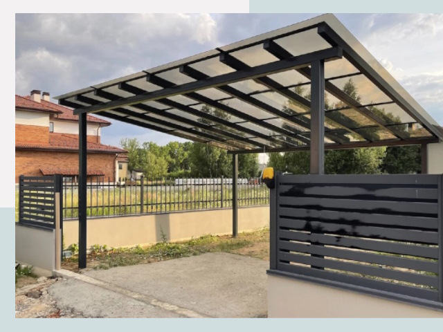 Металлические навесы в Иркутск от 625 руб. за м²