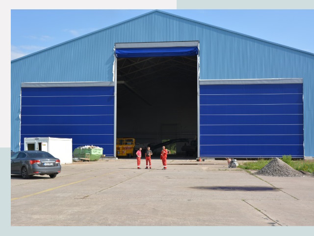 Ангарные ворота в Иркутск от СтальСтрой-Ркт по цене 625 руб.