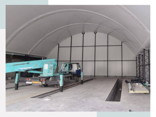 Внутреннее оснащение ангаров в Иркутске