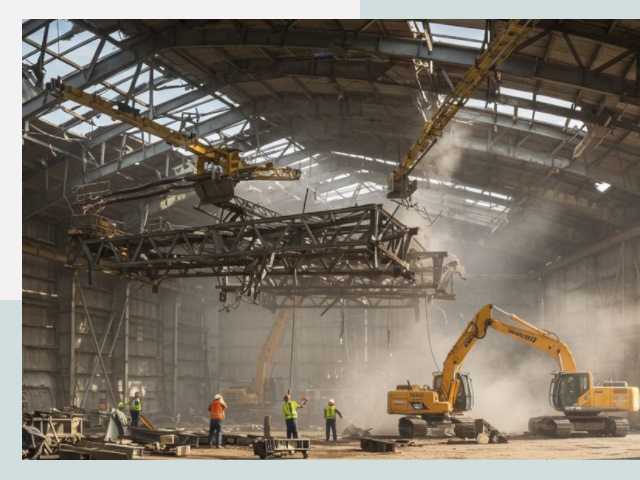 Демонтаж ангаров в Иркутске от 625 руб. за м²