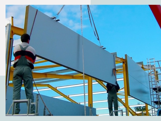 Монтаж сэндвич-панелей в Иркутске от 625 руб.