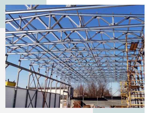 Металлокаркасы для складов в Иркутске