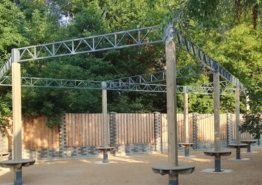 Терраса из металлоконструкций под ключ, проектирование, изготовление и монтаж от СтальСтрой-Ркт